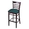 Holland Bar Stool Co 25" Counter Stool, Dark Cherry Finish, Graph Tidal Seat 314025DC022 - alternate 1